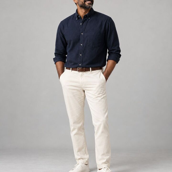 The Ease Shirt - Deep Navy - view 1
